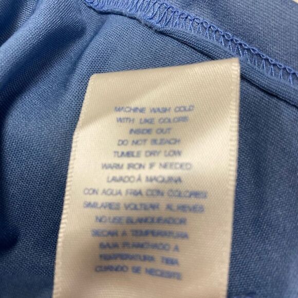 WILD BLUE SADIE ROBERTSON Blue Dress Size Large Ruffle Cottage Core - Picture 9 of 11